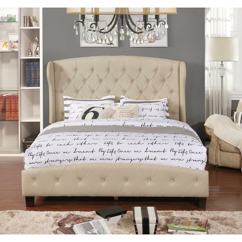 Charlton Home® Vanesa Upholstered Platform Bed & Reviews | Wayfair